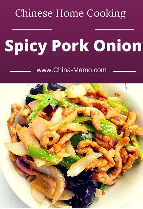 Chinese Spicy Pork Onion Recipe