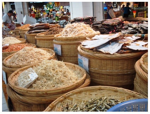 China Food Supermarket Dried Fishes.