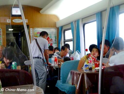 China Train Dining Car