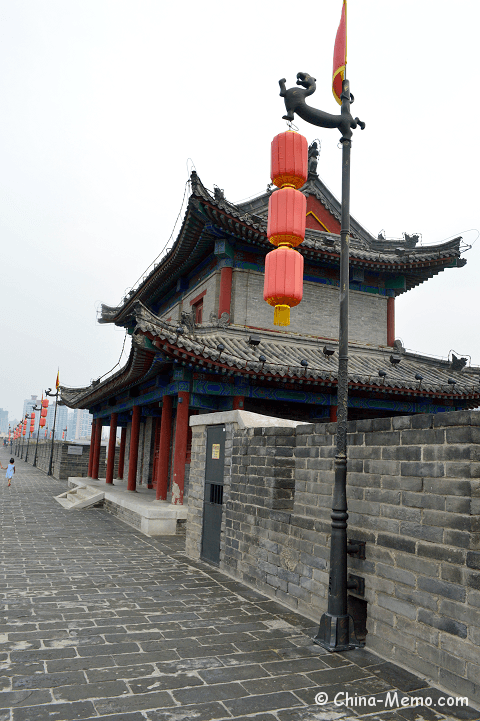 China Xian City Wall Tower