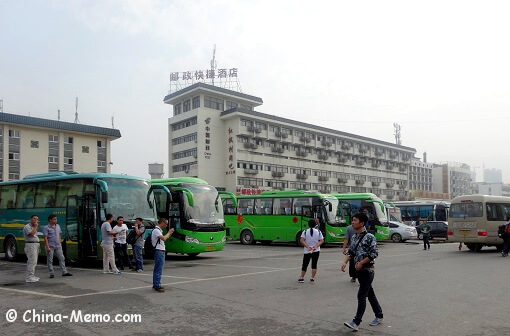Bus to Xian Terracotta Army.