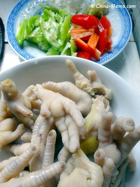 Chinese Chicken Feet Chilli Ingredients
