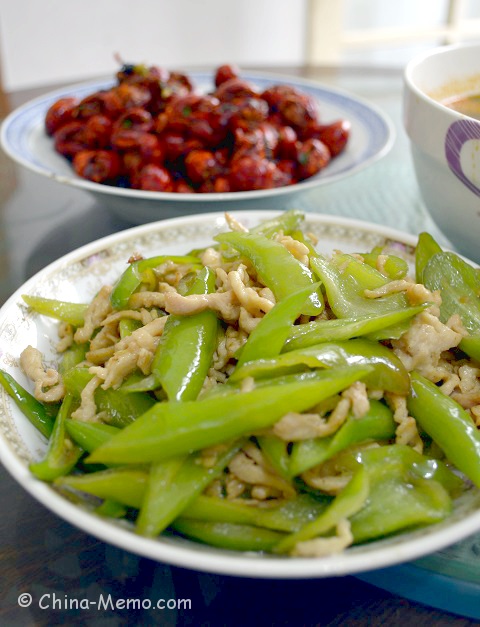 Chinese Chicken Fried Green Chilli