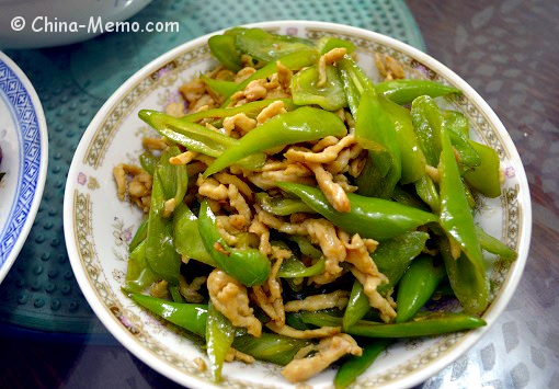 Chinese Chicken Fried Green Chilli