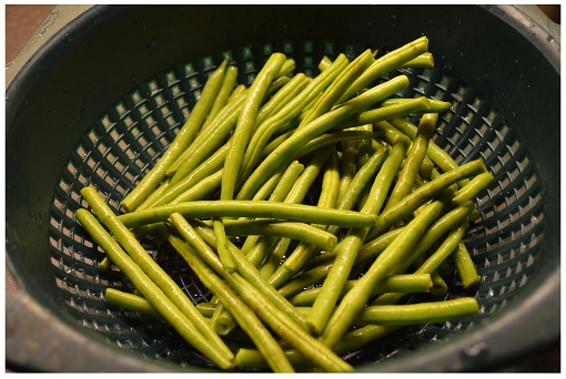 Chinese Cooking Green Beans.