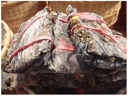 Dry Kelps in China Local Food Market.