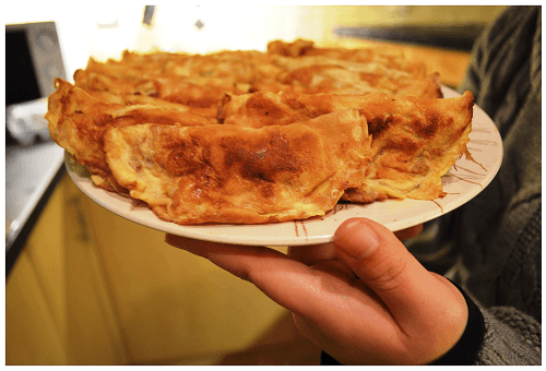 Chinese Egg Dumplings.