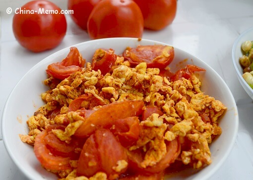 Chinese Egg Fried Tomatoes