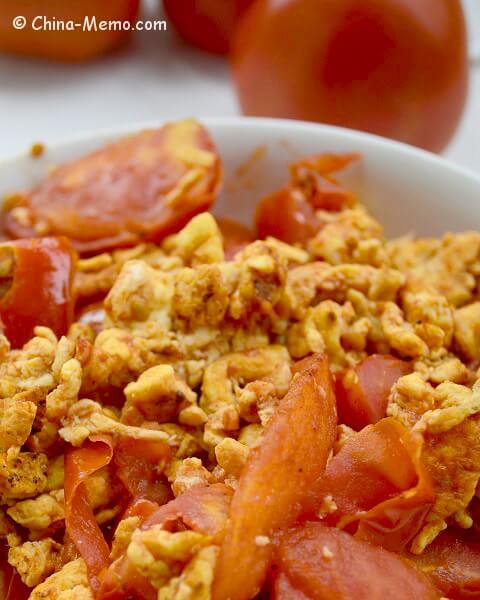 Chinese Egg Fried Tomatoes