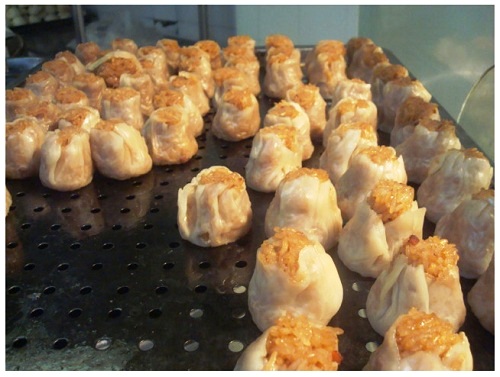 Chinese Food Rice Dumplings. (Shaomai)