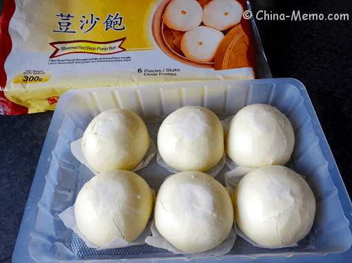 Chinese Frozen Sweet Bean Buns