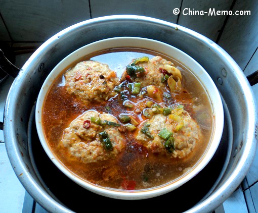 Chinese Lion Head Meatballs