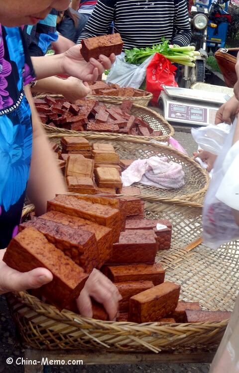 China Open Market Tofu