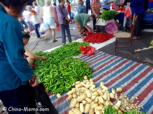 China Local Street Market