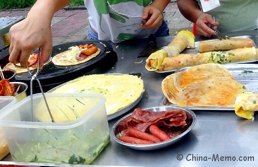 China Local Street Food Market Breakfast