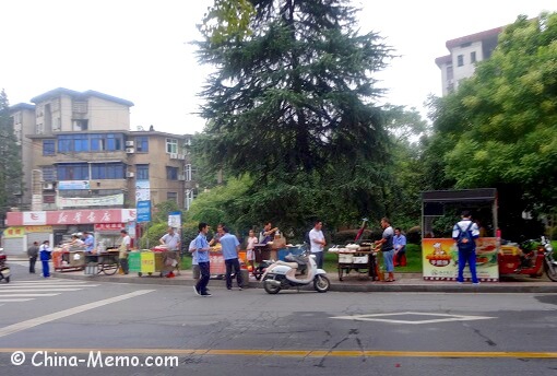 China Local Street Food Market