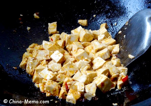 Chinese Mapo Tofu (Cooking)