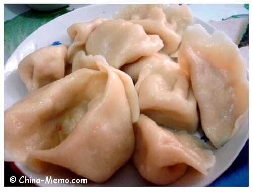 Chinese New Year Food Dumplings.