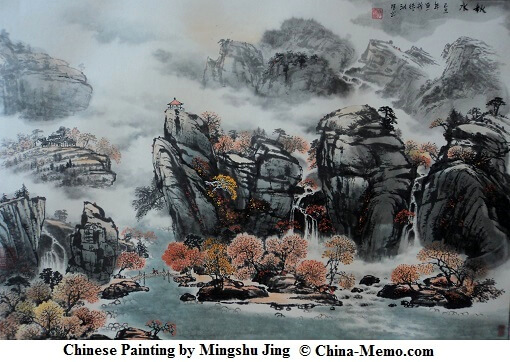 Chinese Painting by Mingshu Jing