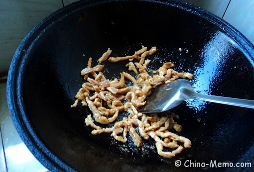 Chinese Pork Frying