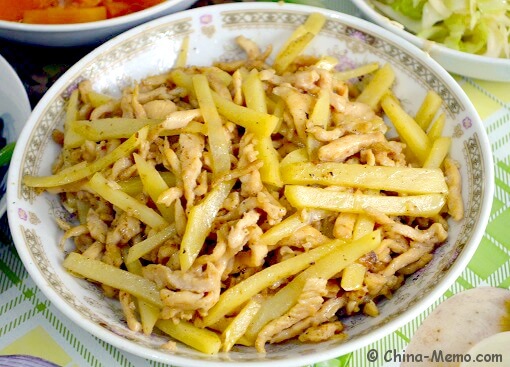 Chinese Pork Fried Potato