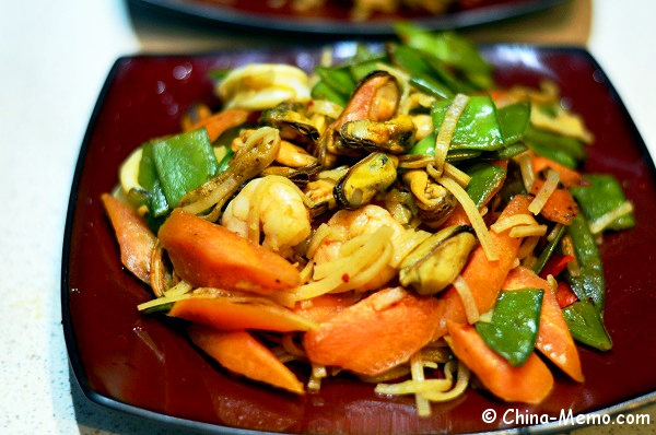 Chinese Seafood Rice Noodle