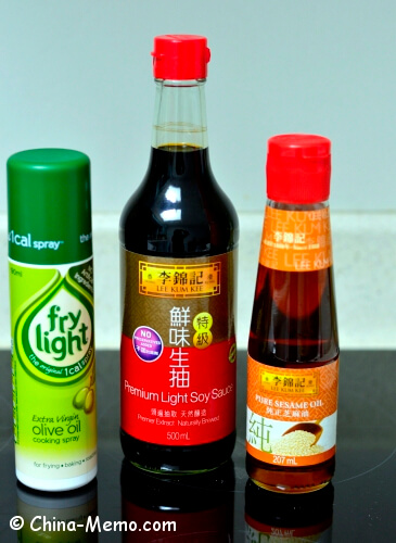 Chinese Light Soy Sauce and Sesame Oil