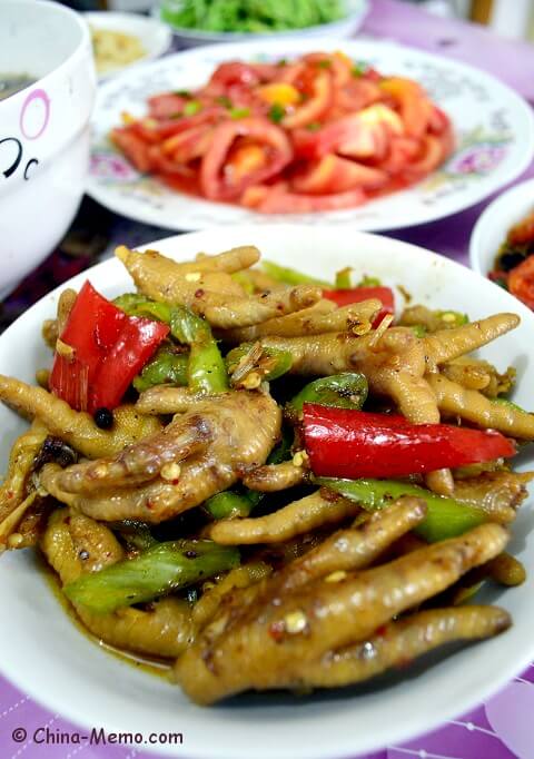 Chinese Chicken Feet with Chilli