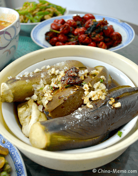 Chinese Spicy Eggplant.