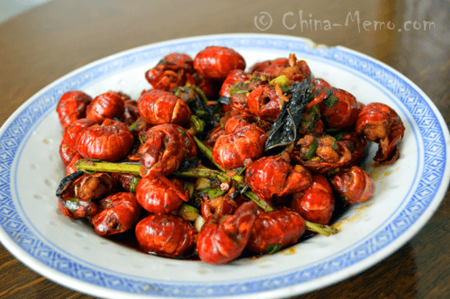 Chinese Spicy Lobster Dish.