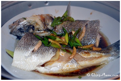 Chinese Steamed Fish.