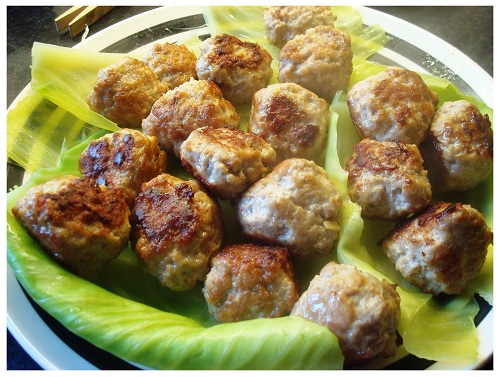 Homemade Chinese Sweet Sour Meatball.