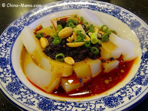 Chinese Spicy Cold Mung Noodle