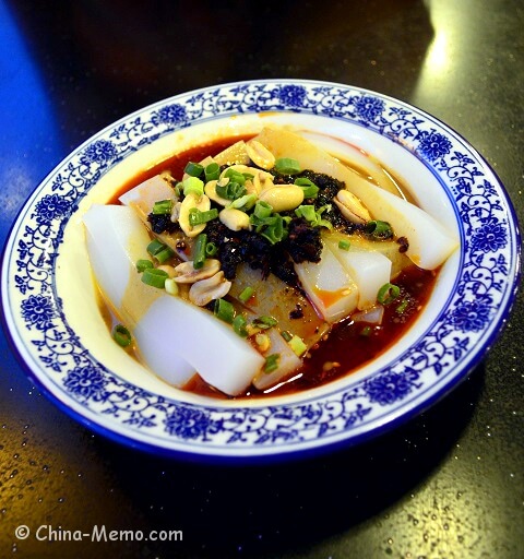 Chinese Spicy Cold Mung Noodle
