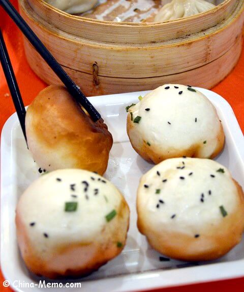Shanghai Half Pan-fried Dumplings.