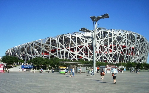 The Bird's Nest (Beijing National Stadium).