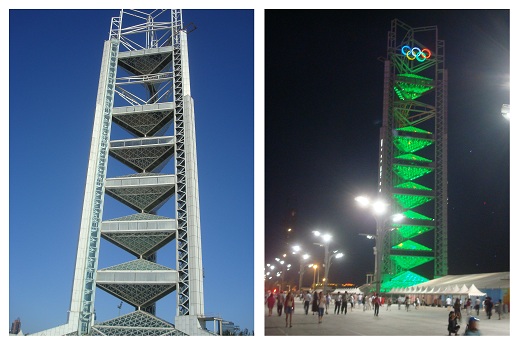 The Ling Long Pagoda at Beijing Olympic Green.