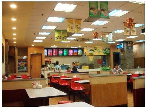 China Hunan Dumpling Restaurant Layout.