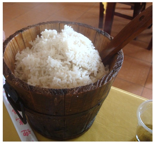 China Hunan Farmhouse Steamed Rice.