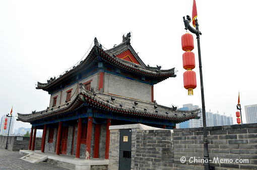 China Xian City Wall Tower