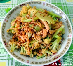 Chinese Chicken Fried Cauliflower