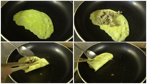 Chinese Egg Dumpling Method.