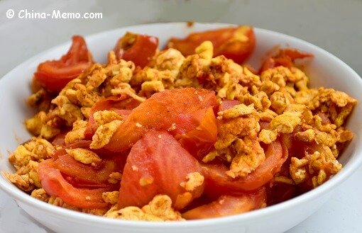 Chinese Egg Fried Tomato