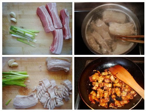 Chinese Twice Cooked Pork Belly Method