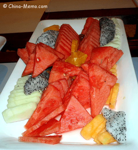 Chinese Fruit Plate