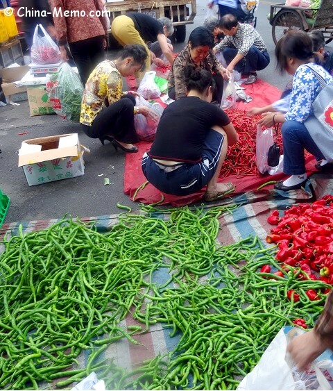 China Local Street Market