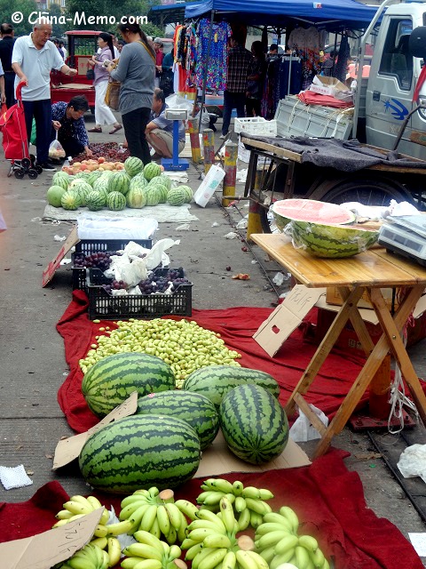 Chinese Local Street market