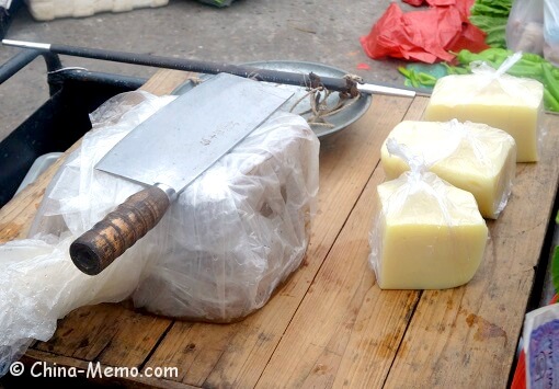 Chinese Rice Tofu from Local Market