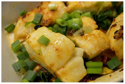 Chinese Microwave Fish Cod Closeup