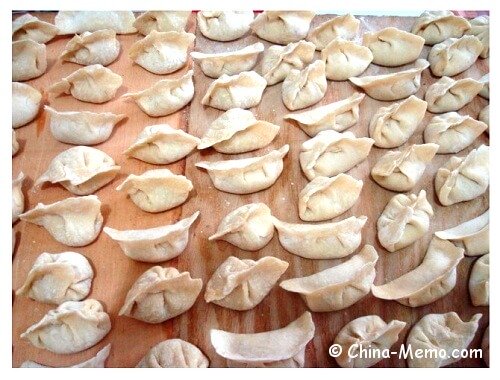 Make Chinese New Year Food Dumplings.